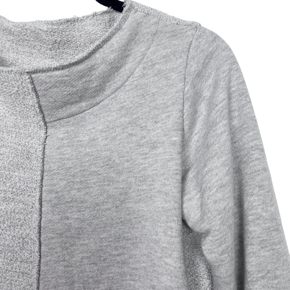 Gershon Bram Gray French Terry Patchwork Dress Sm… - image 8